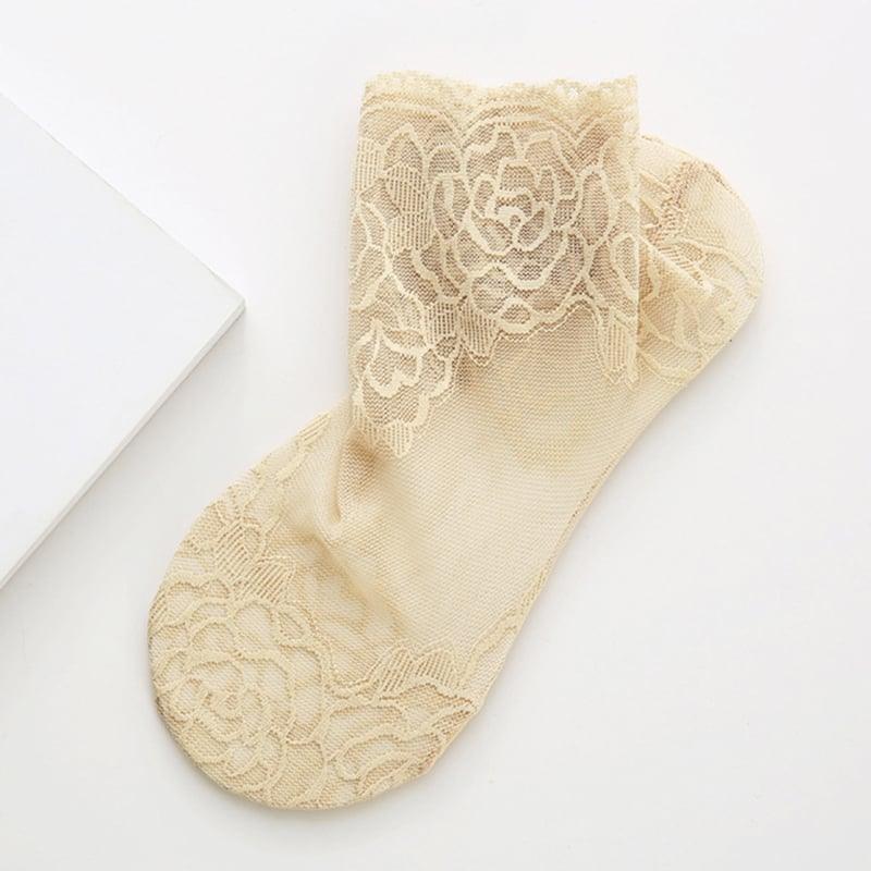 Ladies Fashion Lace Socks - dressowy