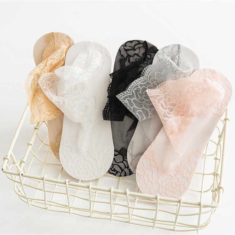 Ladies Fashion Lace Socks - dressowy