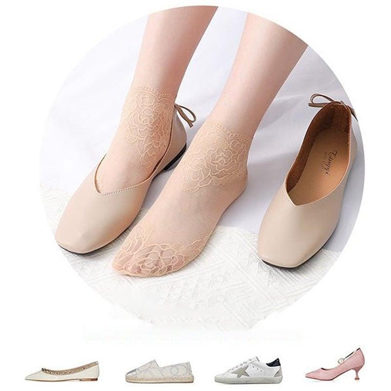 Ladies Fashion Lace Socks - dressowy