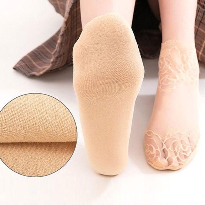 Ladies Fashion Lace Socks - dressowy