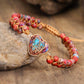 PASSIONATE HEART JASPER BRACELET - dressowy