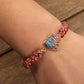 PASSIONATE HEART JASPER BRACELET - dressowy