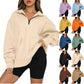 plus size baggy pocket hoodie - dressowy