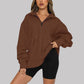 plus size baggy pocket hoodie - dressowy