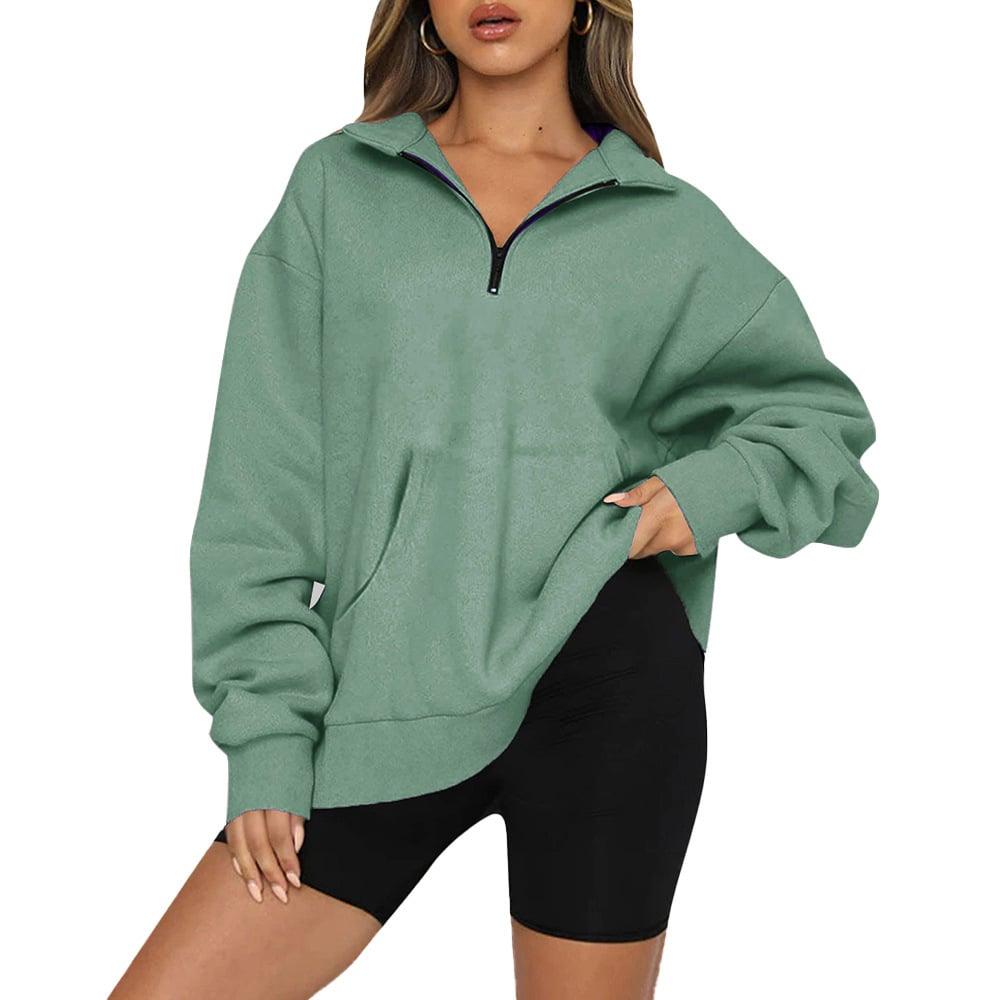 plus size baggy pocket hoodie - dressowy