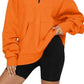 plus size baggy pocket hoodie - dressowy