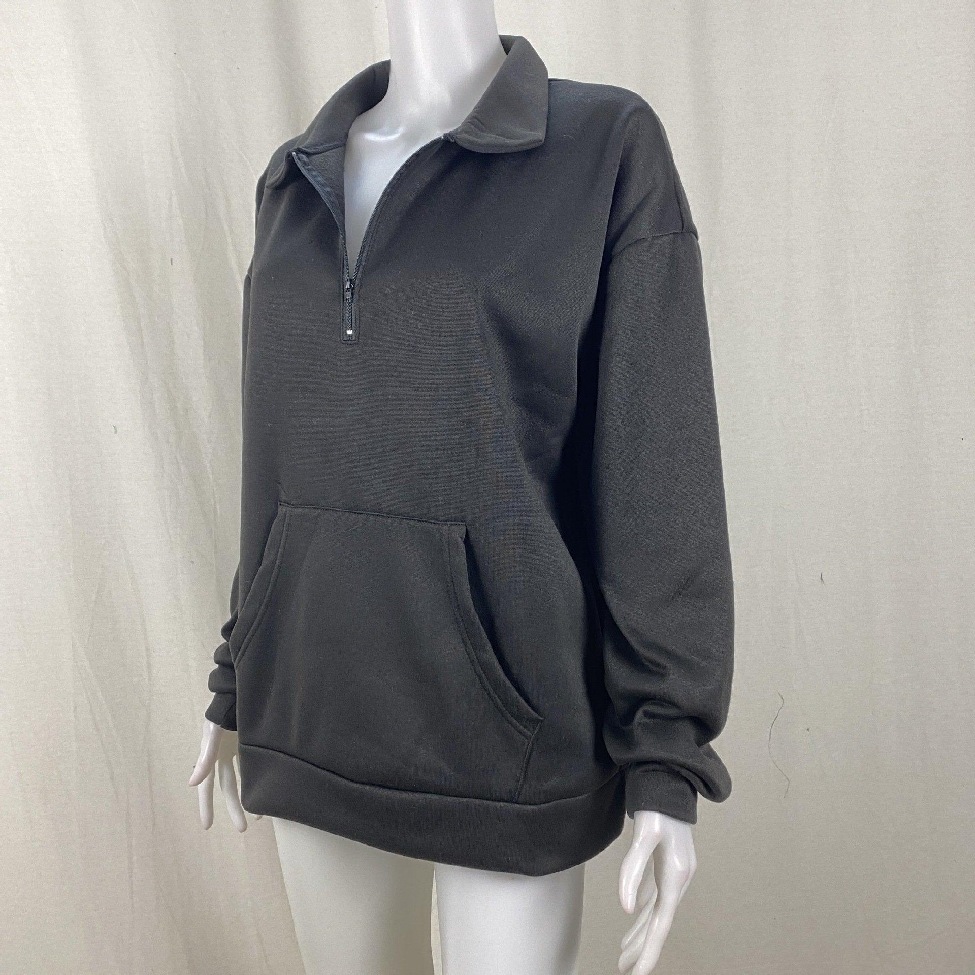 plus size baggy pocket hoodie - dressowy