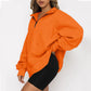 plus size baggy pocket hoodie - dressowy