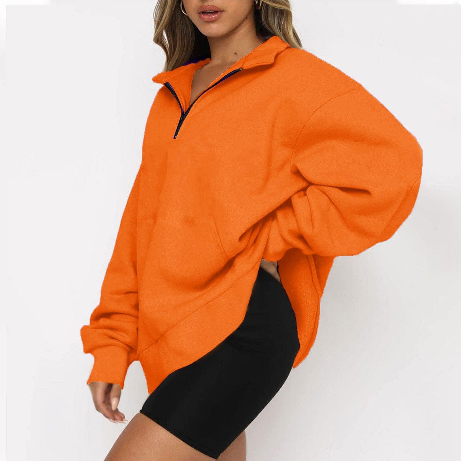 plus size baggy pocket hoodie - dressowy