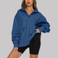 plus size baggy pocket hoodie - dressowy