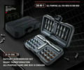 🛠️Freely assemble to solve all tool troubles 🛠️ 24-in-1 screwdriver set – Magnetic, compact, and portable