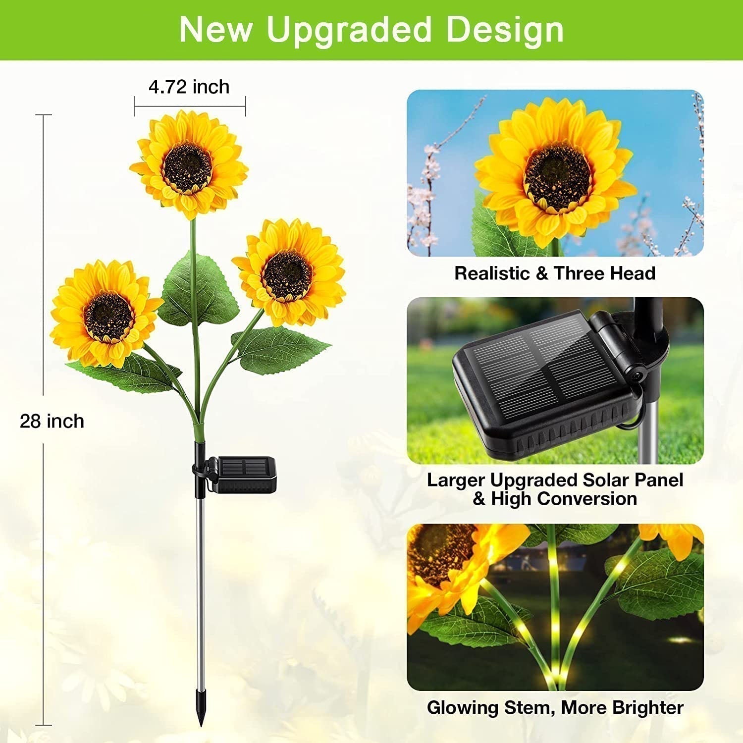 🌻Sunflower Solar Garden Stake Led Lights