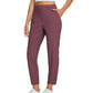 Women’s High-Waisted Zip-Pocket Trousers 👖 – 4-Way Stretch, Tummy Control, Breathable Quick-Dry, 6 Colours, S-3XL