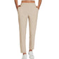 Women’s High-Waisted Zip-Pocket Trousers 👖 – 4-Way Stretch, Tummy Control, Breathable Quick-Dry, 6 Colours, S-3XL
