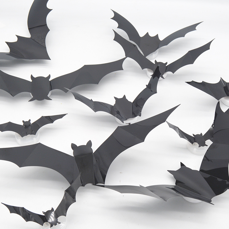 ⏰Spooky 3D Bat LED Wall Light, Halloween Indoor Outdoor Wall Decoration Light👻