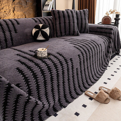 🔥Soft Plush Non-Slip Couch Cover