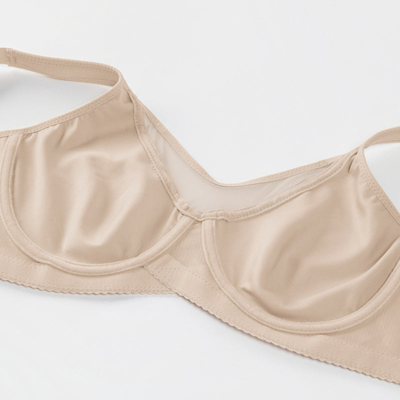 🏆 Last Day Special Price £10.99! 💐Women's Elegant Sheer Full Coverage Plus Size Bra