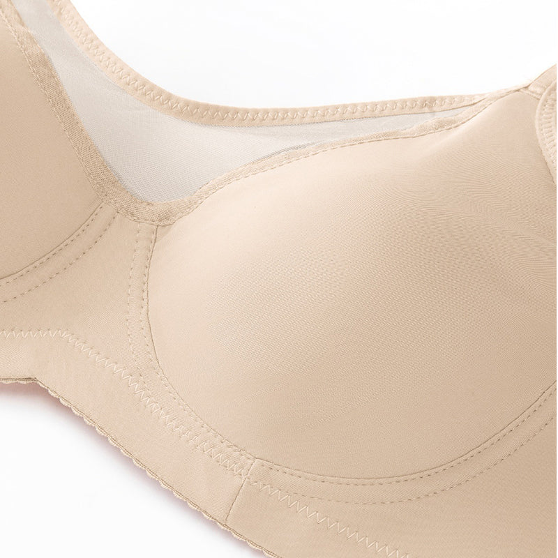 🏆 Last Day Special Price £10.99! 💐Women's Elegant Sheer Full Coverage Plus Size Bra
