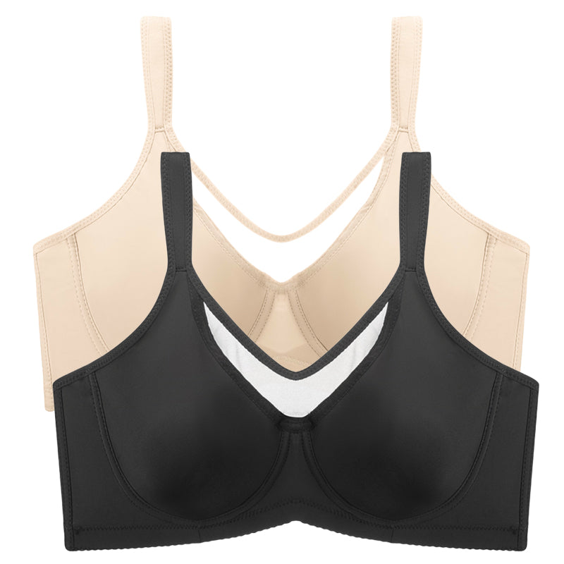 🏆 Last Day Special Price £10.99! 💐Women's Elegant Sheer Full Coverage Plus Size Bra
