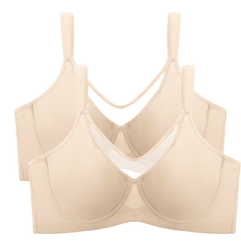 🏆 Last Day Special Price £10.99! 💐Women's Elegant Sheer Full Coverage Plus Size Bra