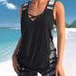 ⏰LAST DAY 49% OFF - Miraclesuit Women's Tummy Control Tankini Set with Built-In Bra – Flattering Boho Swimwear with Shorts🔥