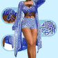 👙49% OFF NOW! 🔥 Women's 3-Piece Geometric Print Swimwear Set – Trendy Design, Comfortable Fit & Perfect for Beach Days 🏖️