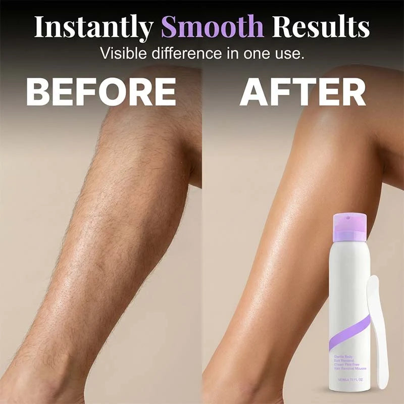 Hair Removal Cream, Deep Root Removal, 5-10min Fast, Moisturizing & Nourishing, Gentle Herbal with Aloe & Portulaca, for Legs Arms Underarms Chest, Safe for Sensitive Skin