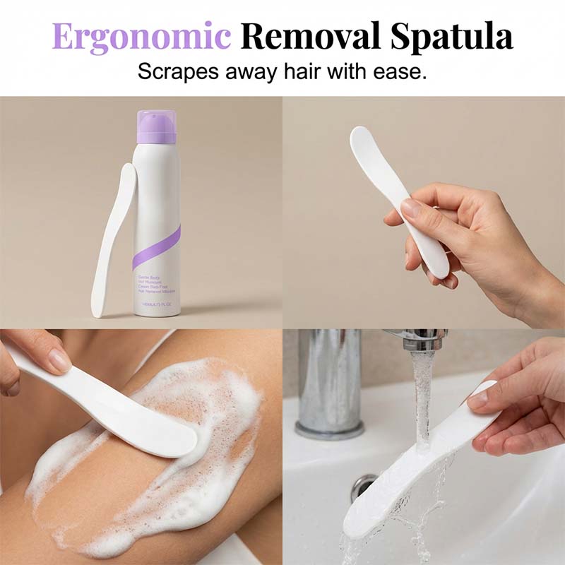 Hair Removal Cream, Deep Root Removal, 5-10min Fast, Moisturizing & Nourishing, Gentle Herbal with Aloe & Portulaca, for Legs Arms Underarms Chest, Safe for Sensitive Skin