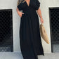 💗 SLIT V-NECK EFFORTLESS MAXI LONG DRESS