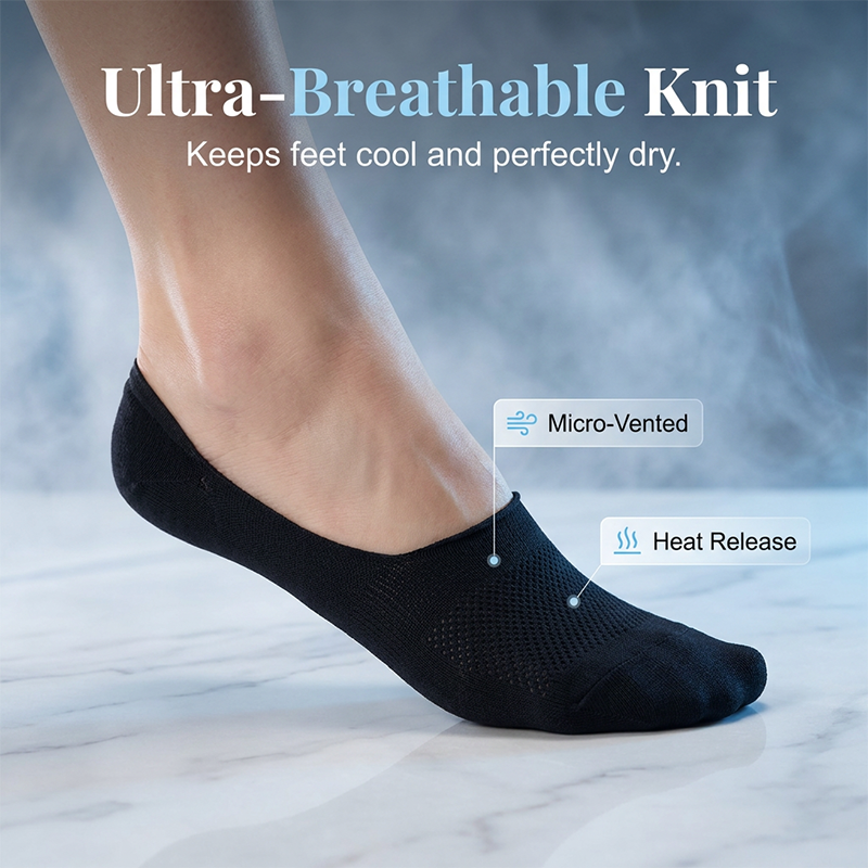 Ultra-Low Cut Cooling Liner Socks
