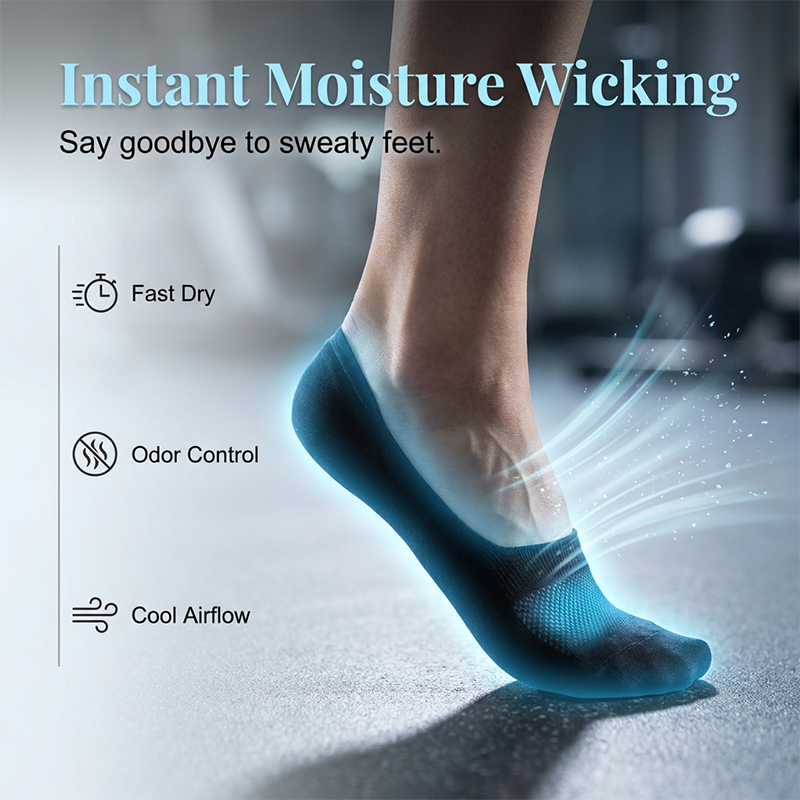 Ultra-Low Cut Cooling Liner Socks