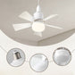 2-in-1 Portable Ceiling Fan & Light With Remote Control💡