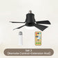 2-in-1 Portable Ceiling Fan & Light With Remote Control💡