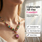 💎 49% OFF! ✨ Sparkling Heart Jewelry Set – Necklace & Earrings, Elegant, Lightweight 💖