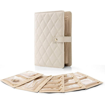 🔥Last Day Sale 49% OFF🔥Elegant Portable Checkered Jewelry Storage Bag📿📿
