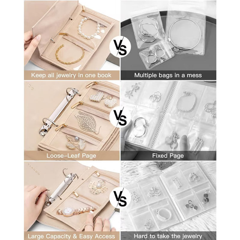 🔥Last Day Sale 49% OFF🔥Elegant Portable Checkered Jewelry Storage Bag📿📿