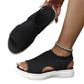 👡49% OFF NOW ! 💐 Women's Breathable Knit Platform Sandals – Air-permeable knit upper, cushioned sole & lightweight comfy summer footwear ✨