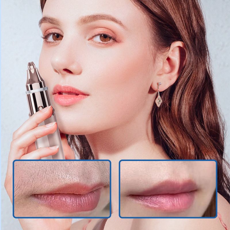 🔥Last Day Sale 49% OFF-2 In 1 Facial Hair Remover & Eyebrow Trimmer🎁🎁