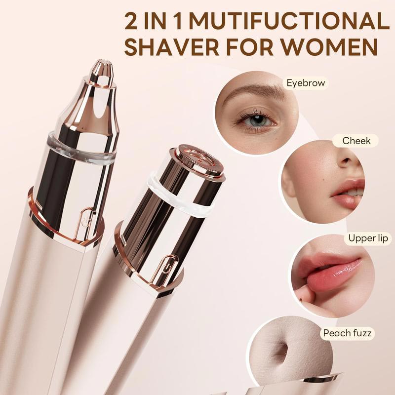 🔥Last Day Sale 49% OFF-2 In 1 Facial Hair Remover & Eyebrow Trimmer🎁🎁