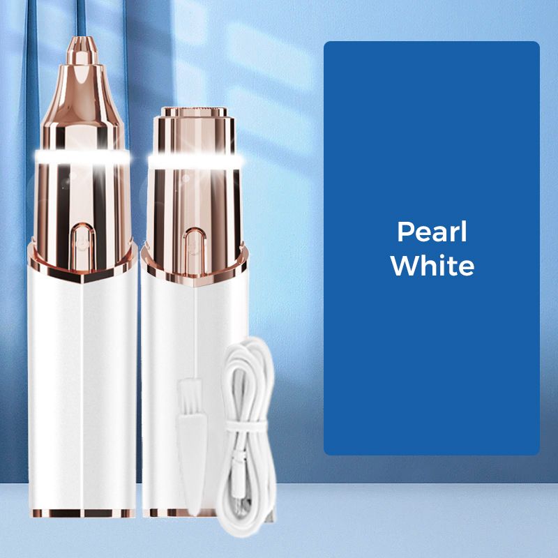 🔥Last Day Sale 49% OFF-2 In 1 Facial Hair Remover & Eyebrow Trimmer🎁🎁