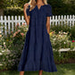 ☀️☀️Last Day Sale 49% OFF-Women's Elegant V-Neck Short Sleeve Dress