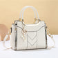 👜 LIMITED-TIME 50% OFF! ✨ Women's Top-Handle Satchel – V-Stitched, Gold Hardware, Multi-Compartment 🌸