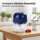⚡⚡Hot Sale promotion 49% OFF-Mini Electric Garlic Chopper Press with Container