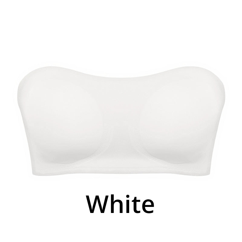 🔥Hot Sale Promotion 49% OFF-Women's Strapless Wireless Bra with Side Closure