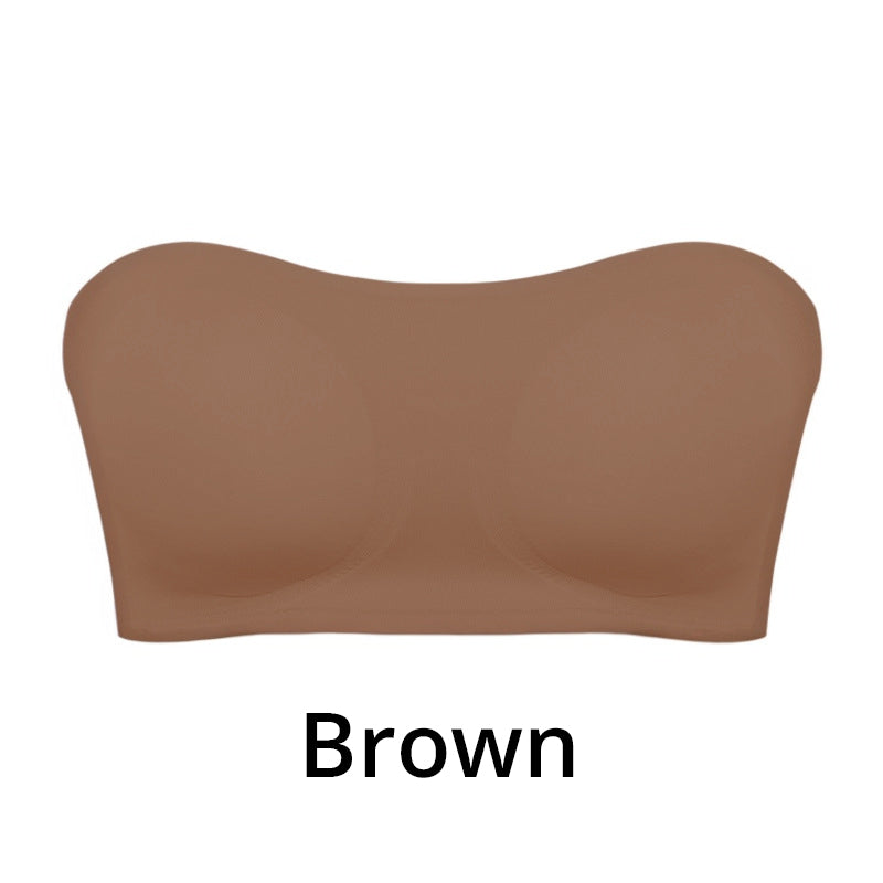 🔥Hot Sale Promotion 49% OFF-Women's Strapless Wireless Bra with Side Closure