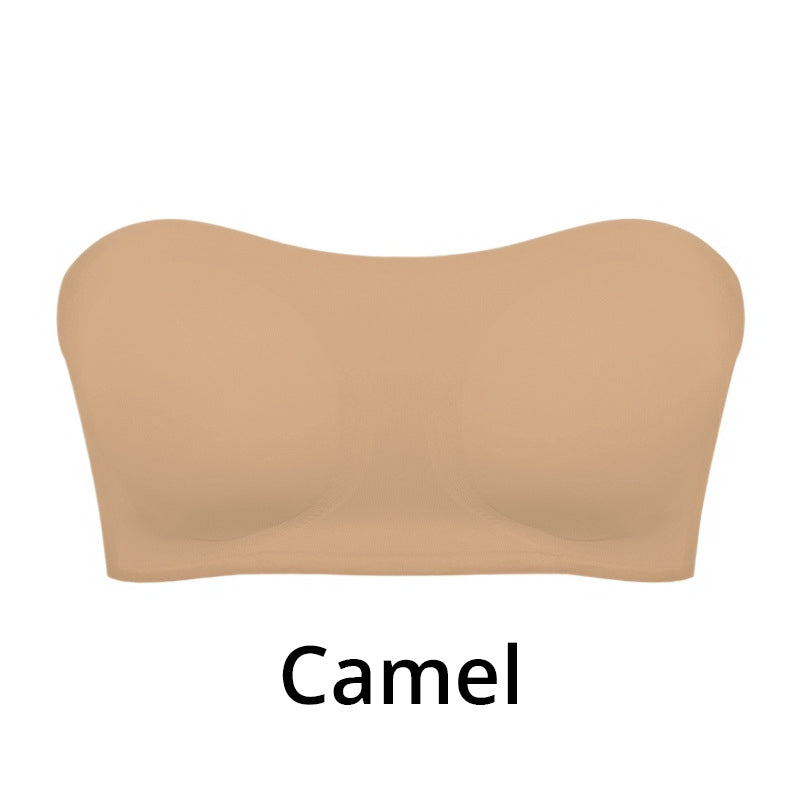 🔥Hot Sale Promotion 49% OFF-Women's Strapless Wireless Bra with Side Closure