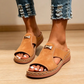 Women's Stylish Peep-Toe Wedge Sandals