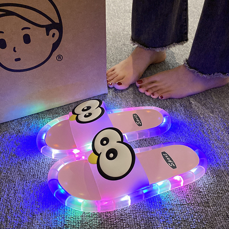 ⏰Enjoy the party!🔥Last Day Sale 60% OFF⏰🩴👀Cute Slippers With Cartoon Motifs That Glow👣🎁