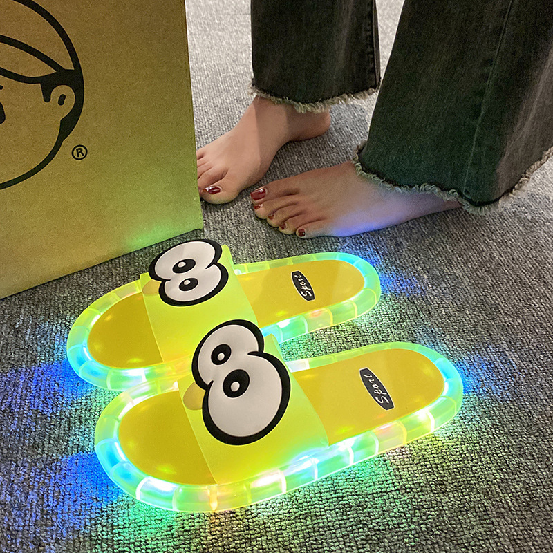 ⏰Enjoy the party!🔥Last Day Sale 60% OFF⏰🩴👀Cute Slippers With Cartoon Motifs That Glow👣🎁
