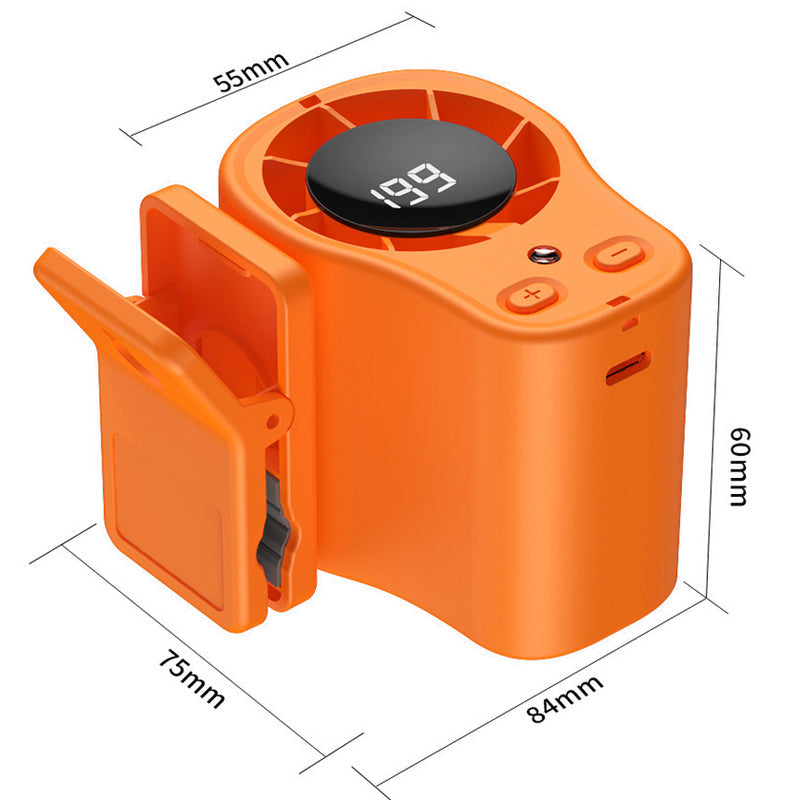 🌀Summer Hot Sale - ONLY ￡19.99!!💨50K+ SOLD!🚙Hands-Free Personal Cooling Fan with LED Display❄️🌬️